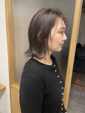 ニア 清澄白河(nir) 【清澄白河 半個室】 ボブ×ベージュカラー