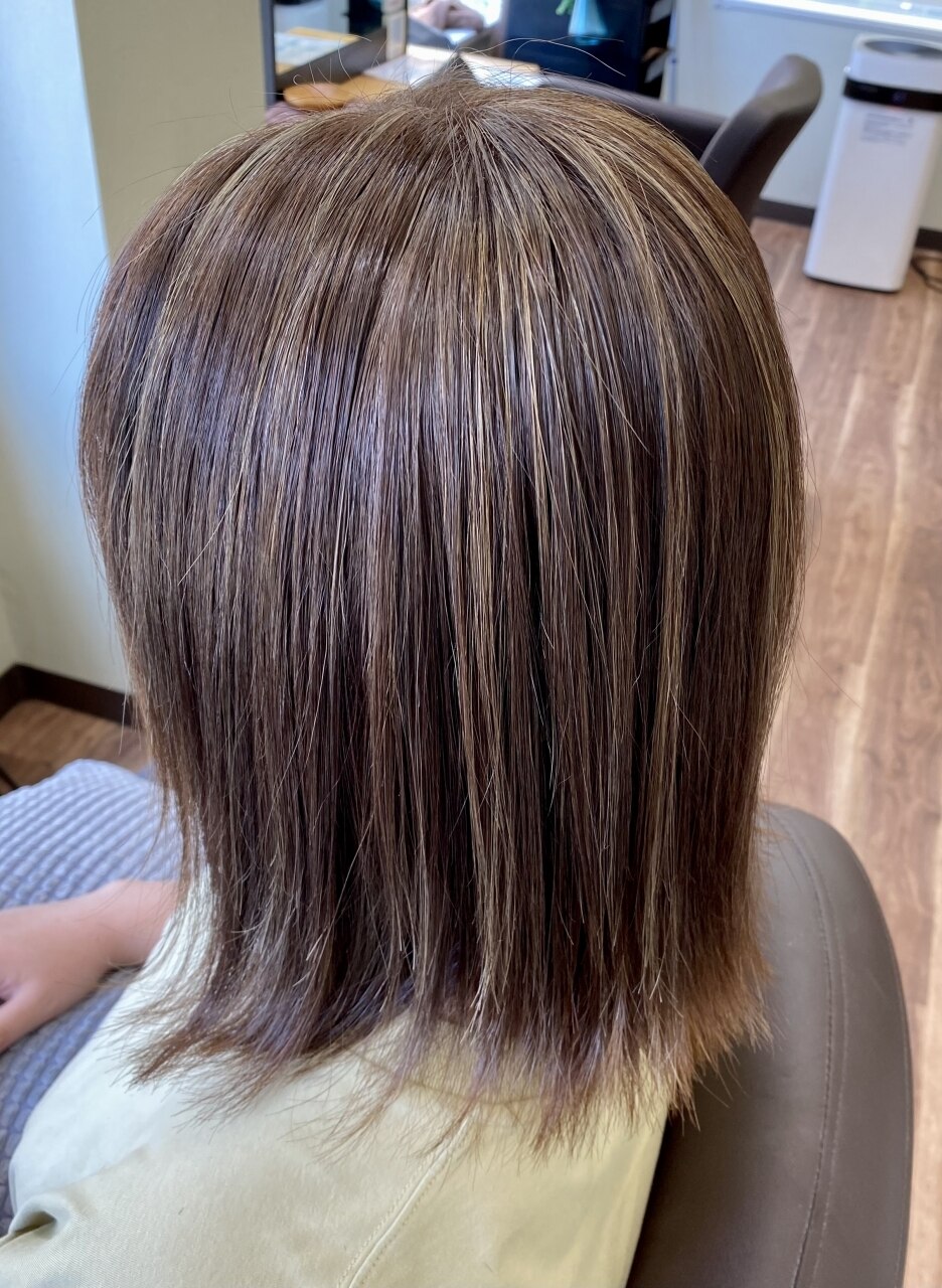 橋本駅で人気のグレイカラー・白髪カバーが得意なサロンの美容院・美容