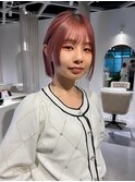 切りっぱなしボブ
