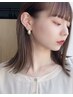 カット＋外国人風アディクシーカラー＋ベースTr ￥11000→￥7900