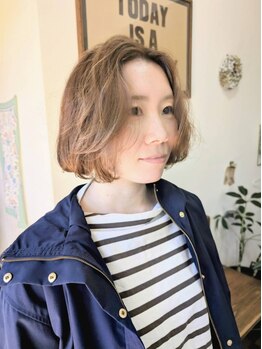 グリーティングス(GREETINGS)の写真/【熊本/菊陽町】人気Salon出身★実力派Stylistの隠れ家プライベートSalonでハイセンスなお洒落を楽しんで＊