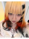 キツネカラー　裾カラー　ルーツカラー　ケアブリーチ☆