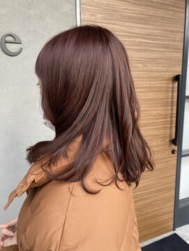 リールヘア 千早店(rire hair) ピンクブラウン