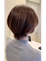 ヘアメイク アリエス 富谷店(HAIR MAKE aries) 丸みシルエットの大人かわいいショートスタイル