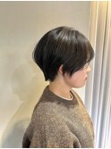 似合わせ くびれ丸みショート くすみベージュ 【20代/30代】