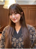 顔周りカット/前髪カット/サイドバング/原宿