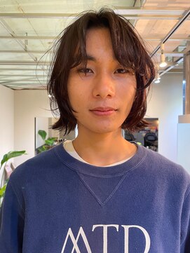 ホネン(honen) スペインカール波巻きスパイラルパーマメンズマッシュツイスト