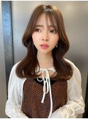 大人フェミニン 韓国くびれヘア【肥田亜沙美】
