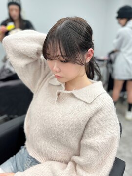 リンドトウキョウ(LINDO TOKYO) 顔周りカット×グレージュカラー