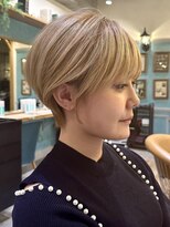 ロンドエニカ 大宮(Lond enika) ミニウルフレイヤーカット顔周りカット前髪カットショート/大宮