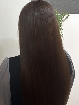 メモリーズ 銀座(Memories) ロング　メンテナンスカット　ナチュラルブラウンカラー