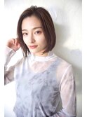 大人ボブ/白髪ぼかしカラー/ミニボブ/30代40代50代/髪質改善