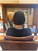 10代20代30代小顔切りっぱなし大人ボブ