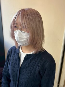 ブリックバイブレイス 千葉 千葉中央(brick by brace) 千葉駅/着物ヘア/大人ガーリー/ダークアッシュ/似合わせカット