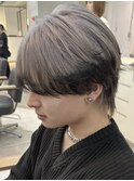 エンドカラー　グレー　韓国ヘア　吉祥寺