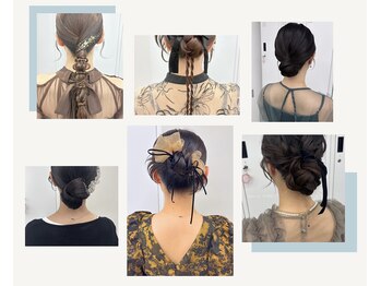 スタイル 横浜(STYLE)の写真/結婚式ヘアセットでお客様を可愛く仕上げ、素敵な一日を笑顔で過ごせるようサポートします♪素敵な時間を♪