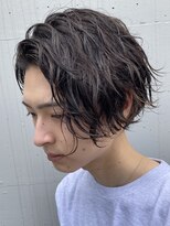 エリマバイフィフス 調布(elima by fifth) 調布メンズパーマツイストスパイラルパーマセンターパートウルフ
