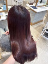 シュヴー 浦安店(CHEVEUX)&nbsp;艶カラー ワインレッド