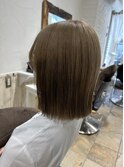 切りっぱなしボブ