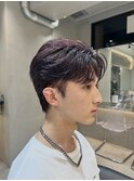 men's/メンズ/ニュアンスウルフパート/リバースセンターパート
