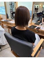 ヘアーポケット リタ(HAIR POCKET ritta)&nbsp;透明感ブラウン×ぱつっとボブ
