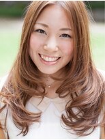 オーガニックサロン フェイス 梅田店(organic salon face)&nbsp;北川 景子風　メープルベージュロング