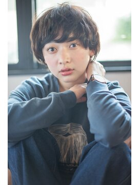 エルクバイコットン(elk by Cotton) 【elk by cotton平塚】マッシュショート/丸みショート/アッシュ