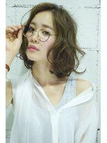 ホラン(HoLan)&nbsp;HoLan/sstyle☆外人風ニュアンスウエーブxダークグレージュ☆