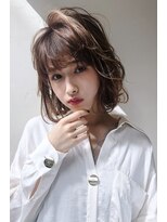 ラテ 武蔵小杉(LATTE)&nbsp;【LATTE武蔵小杉】愛されミディ 小顔カット とろみパーマ