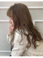 ジアン バイ ミルボン NU茶屋町+(GIEN by milbon)&nbsp;イルミナカラー ハニーベージュ @川原拓也