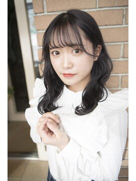 サロンドミルク 原宿(salon de MiLK) 【salon de MiLK 原宿】ケアブリーチWカラー×耳かけラベージュ