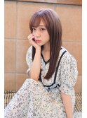 ナチュラルストレートハホニコストレートツヤ髪 綱島人気