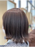 ラベンダーグレージュ×外ハネボブ