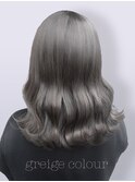 20代30代美髪☆透明感アッシュグレージュ外ハネ
