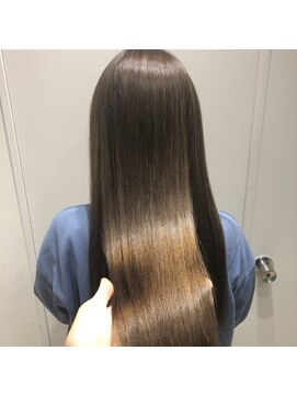 エイト新宿店(EIGHT shinjuku) 大人かわいいミルクティーブラウン