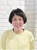 【松戸 藤原】大人かわいいオン眉ボブ