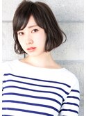 パリジェンヌ風『 グレージュ & 毛束感 』シンプルbobスタイル♪