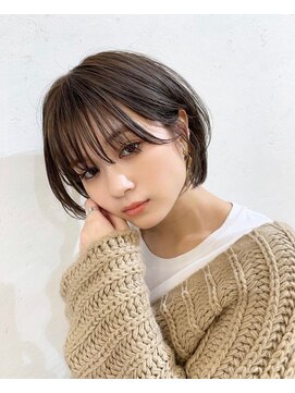 ロンドポレール 北千住(Lond polaire) 【Lond polaire】大人可愛いショートボブペールベージュ