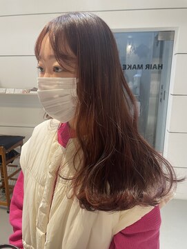 ポップ(POP) ブリーチなし暖色カラー