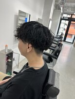 波巻きスパイラルパーマメンズ名古屋眉毛