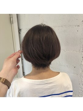 リュネッツ あざみ野店(lunettes) 【赤みを味方に】オレンジ×ショートボブ