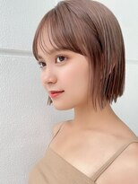 サンドシーン(sand scene)&nbsp;ボブ/インナーカラー/縮毛矯正髪質改善/ショートボブ/白髪ぼかし