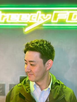 グリーディーフォックス 三軒茶屋(GreedyFOX) 波巻き/マッシュパーマ/ウルフ/ハイライト<理容室>三軒茶屋