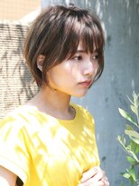 アンドレイ 表参道(andrey)&nbsp;[ANDREY]グレーベージュ/レイヤーロング/前髪パーマ黒髪カタログ