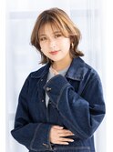 【Totia元町・三宮】ニュアンスボブ×カーキベージュ