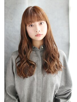 シャンティ 目白(SHANTi) ロング_パッツン前髪のAラインミックスカール