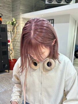 ヲタク(wotaku.) ピンクラベンダーベージュカラーハイトーンカラーケアブリーチ