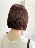 大人ショートボブカット切りっぱなしボブタッセルボブ横浜西口