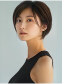 ★グレージュデザインカラーハッシュカットツートンカラーボブ