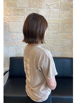 ヴァン カウンシル 川口店(VAN COUNCIL)&nbsp;外ハネくびレイヤー×艶カラーブラウン/ハイライト/似合わせ#3